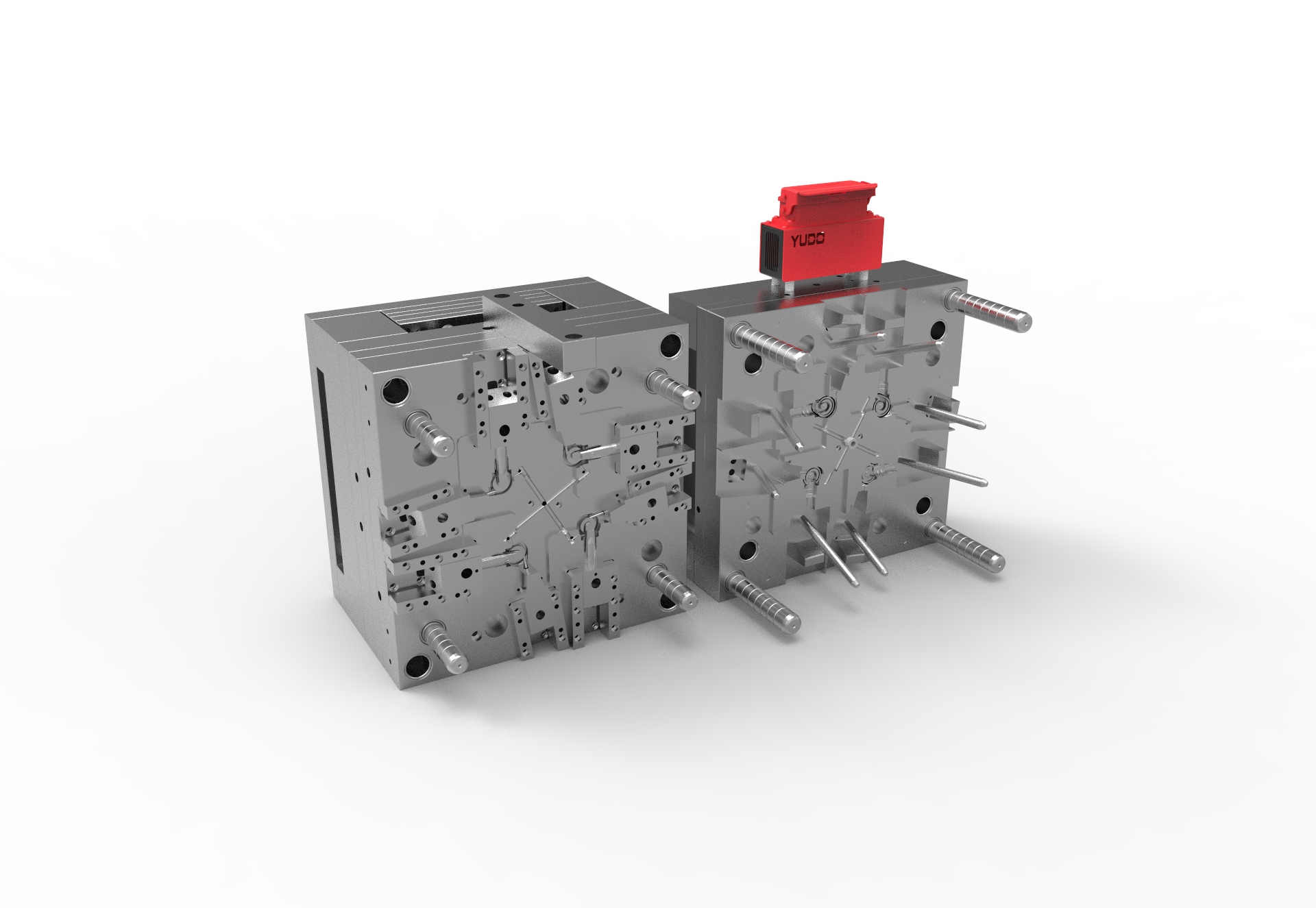 Pump Body_4 Cavity_Automotive Part Mould-image