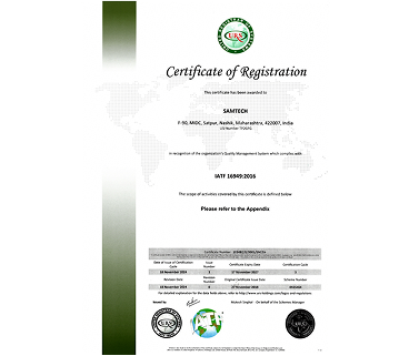 <p>IATF 16949 : 2016 certification along with ISO 9001 : 2015.</p>
<p>4 New battery parts were developed.</p>
-img